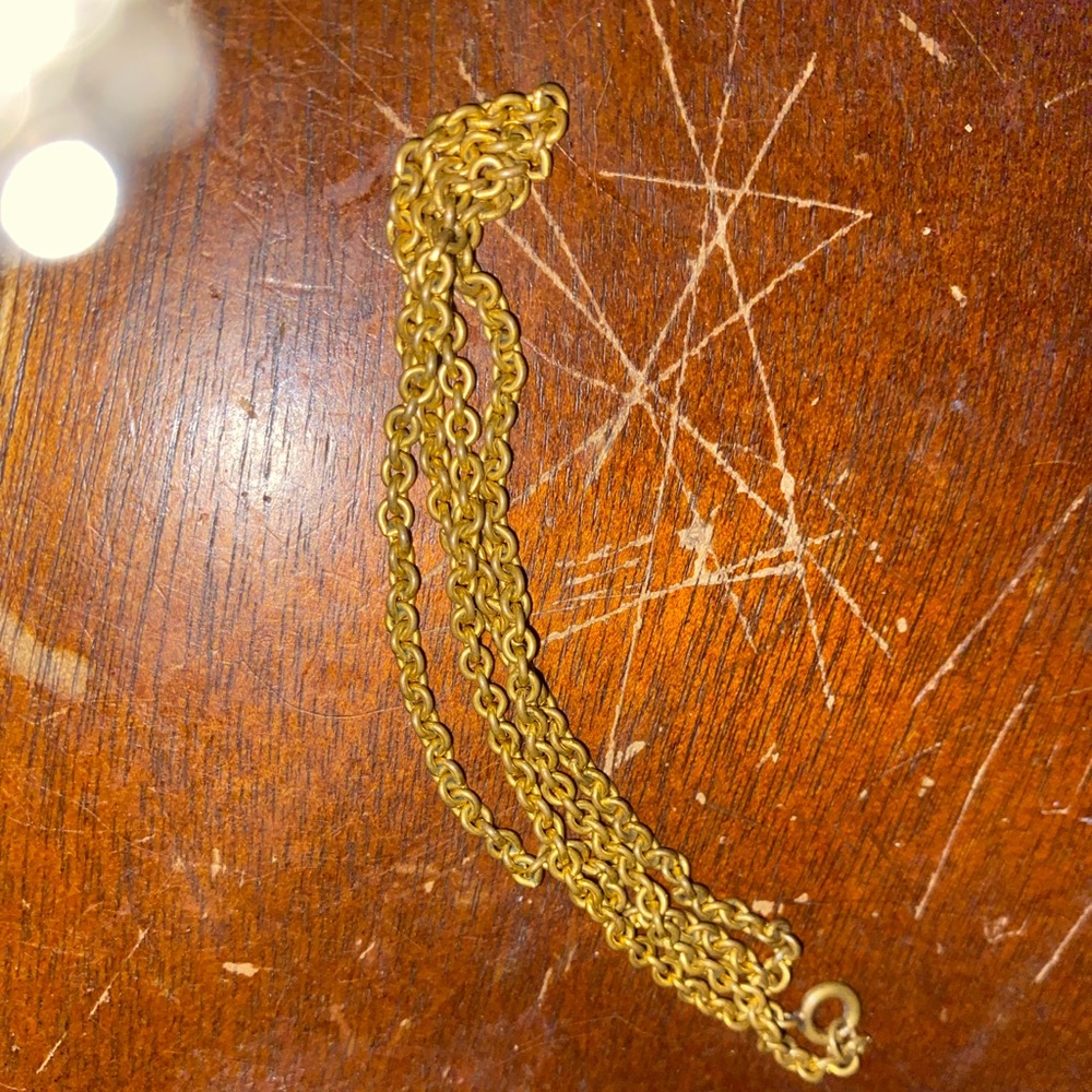 Gold necklace chain